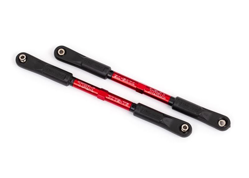 TRAXXAS Sledge Sturz-Links hi 144mm Alu rot mit Kugelpfannen montiert / TRX9548R