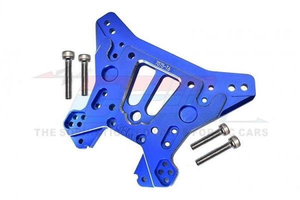 GPM blue TRAXXAS Sledge ALUMINUM 7075-T6 REAR DAMPER PLATE-5PC SET / SLE030B