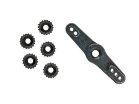 MUGEN ALU. ANLENKUNG GAS/BREMSE SERVOHORN X7R (E2810) /...