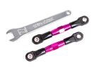 TRAXXAS Drag Slash Sturz-Spurstange hi Alurohr pink eloxiert / TRX2443P