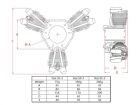 Extron Zylinderattrappe 35mm 3-Zylinder (Lasercut) / X8501