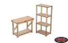 RC4WD 1/10 Wood Garage Shelves and Work Bench Set / RC4ZS0161