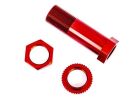 TRAXXAS Servo-Saver-Steher + Mutter Alu rot eloxiert / TRX9545R