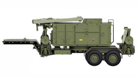 AMEWI / U.S. M747 Sattelauflieger Radar grün KIT / 22561