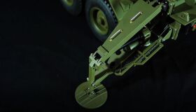AMEWI / U.S. M747 Sattelauflieger Radar grün KIT / 22561