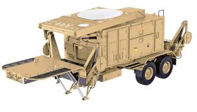 AMEWI / U.S. M747 Sattelauflieger Radar sand KIT / 22562