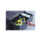 Koswork 1/8 Compact 3 Drawer PP Frame Buggy/Onroad Car Bag (1/8, 1 Large & 2 Medium) / KOS32222PP