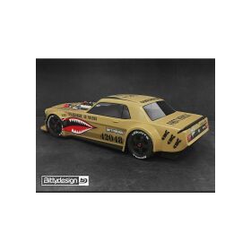 Bittydesign Destroyer Clear Body Shell for ARRMA Infraction | Limitless 1/7 RTR / BDMC7-DSTY