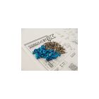 Hiro Seiko 420X Titan/Alloy Hex Socket Screw Set [T-Blue] (106pcs) / HS-48814