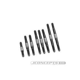 JConcepts RC10 Worlds Fin titanium turnbuckle set, black...