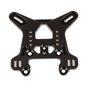 Team Associated RC8B4 Rear Shock Tower, black aluminum /...