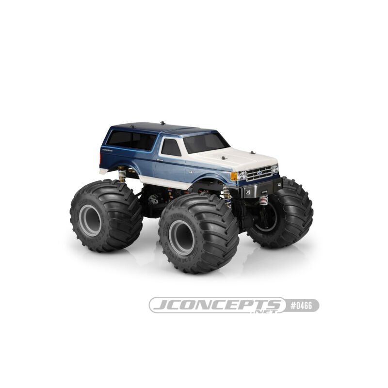 JConcepts 1989 Ford Bronco monster truck body (Fits - 7" width & 10.5" wheelbase) / JCO0466