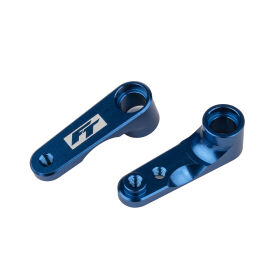 Team Associated RC10B6.4 FT Steering Bellcranks, blue...