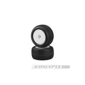 JConcepts Twin Pin - pink compound - pre-mounted, white...