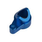 Team Associated RC8B4 FT servo saver arm, blue aluminum / AE81519