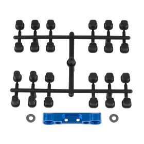 Team Associated DR10 FT Arm Mount D, aluminum / AE72009