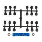 Team Associated DR10 FT Arm Mount D, aluminum / AE72009