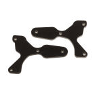 Team Associated RC8B4 FT front lower suspension arm inserts, G10, 2.0 mm / AE81531