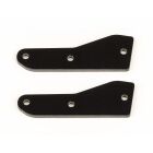 Team Associated RC8B4 FT front upper suspension arm inserts, G10, 2.0 mm / AE81536