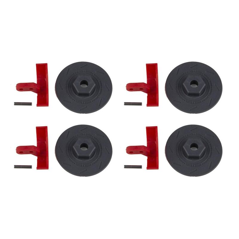 Team Associated Apex2 Wheel Hexes and Calipers / AE31853