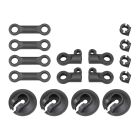 Team Associated RC8B4 Spring Cups and Shock Rod Ends / AE81512