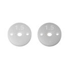 Team Associated FT 13mm Shock Pistons, 2.5mm, 2x1.5 / AE91931