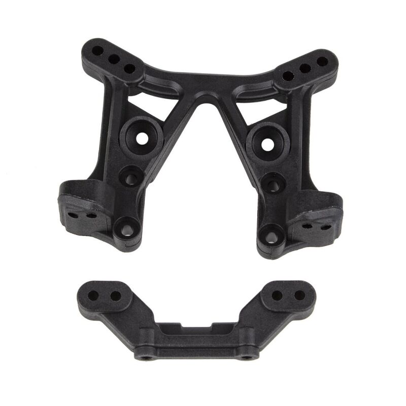 Team Associated DR10M Front Shock Tower and Rear Ballstud Mount / AE72038