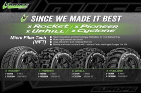 Louise RC MFT X-CHAMP X-Maxx Serie Mounted Sport Black wheels Hex 24mm L-T3349B