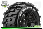 Louise RC MFT X-CHAMP X-Maxx Serie Mounted Sport Black wheels Hex 24mm L-T3349B