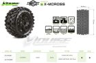 Louise RC MFT X-MCROSS X-Maxx Serie Mounted Sport Black wheels Hex 24mm L-T3352B