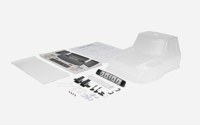 Carisma RC SCA-1E COYOTE TROPHY (Half Cab) CLEAR / CA-16322