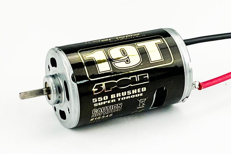 Carisma RC SCA-1E 19T 5 POLE 550 BRUSHED MOTOR / CA-16346