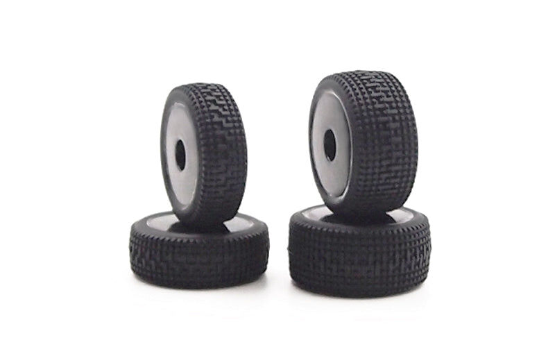 Carisma RC GT24 MEENI PINS RALLY TIRES SET MOUNTED / CA-15640