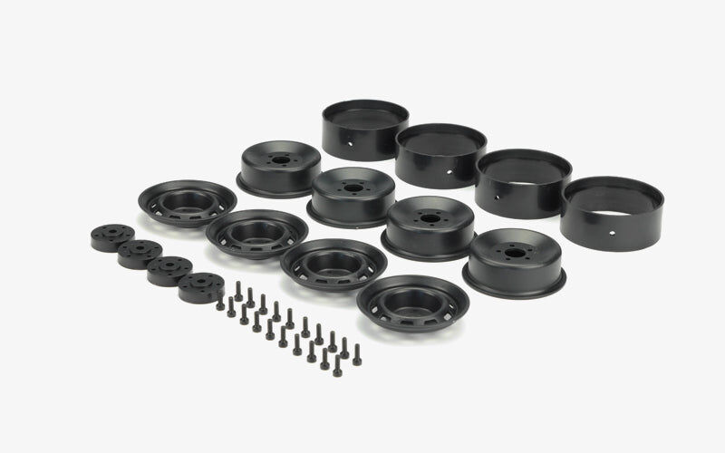 Carisma RC SCA-1E 1.9 BEADLOCK WHEEL SET (BLK) / CA-16303