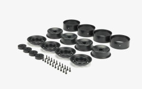 Carisma RC SCA-1E 1.9 BEADLOCK WHEEL SET (BLK) / CA-16303