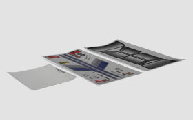 Carisma RC SCA-1E MITSUBISHI PAJERO XL-W DECAL SET /...