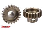 Team Corally M1.0 Pinion Short Wide Teeth Hardened Steel 20 Teeth Shaft Dia. 8mm / C-73820