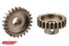 Team Corally M1.0 Pinion Short Wide Teeth Hardened Steel 22 Teeth Shaft Dia. 8mm / C-73822