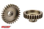 Team Corally M1.0 Pinion Short Wide Teeth Hardened Steel 25 Teeth Shaft Dia. 8mm / C-73825