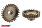Team Corally M1.0 Pinion Short Wide Teeth Hardened Steel 28 Teeth Shaft Dia. 8mm / C-73828
