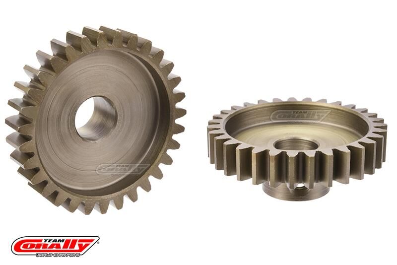 Team Corally M1.0 Pinion Short Wide Teeth Hardened Steel 31 Teeth Shaft Dia. 8mm / C-73831