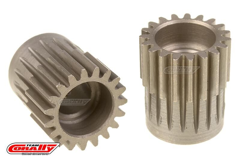 Team Corally 48 DP Pinion Short Hardened Steel 19 Teeth ø5mm / C-72419
