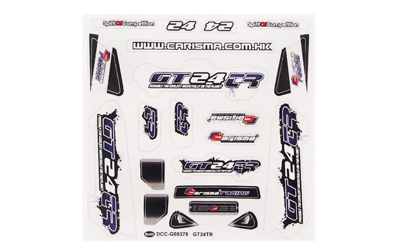 Carisma RC GT24TR DECAL SHEET / CA-15691