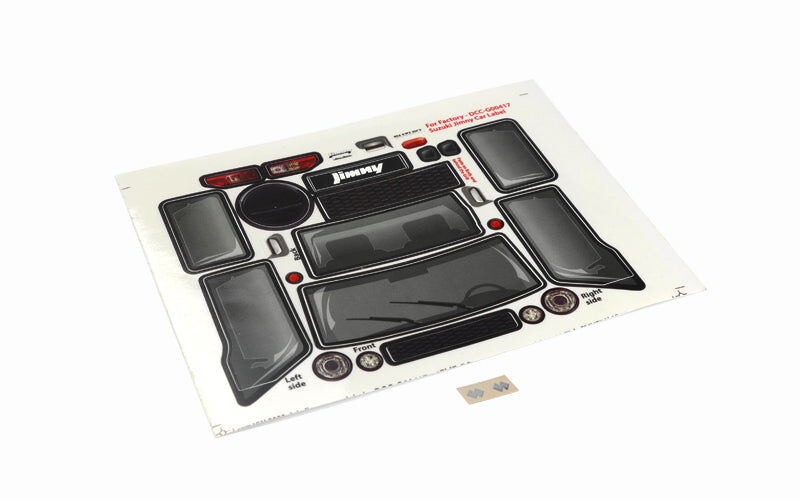 Carisma RC MSA-1E Suzuki Jimny JB74 Decal Sheet Set / CA-16142