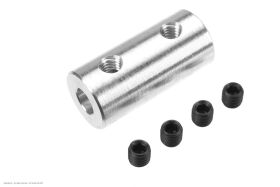 Revtec Alu Kupplung Welle 5/4mm AD 12mm 1 pc / GF-4005-014