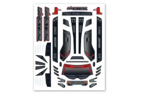 Team Corally Body Decal Sheet Sketer XP 4S 1 pc /...