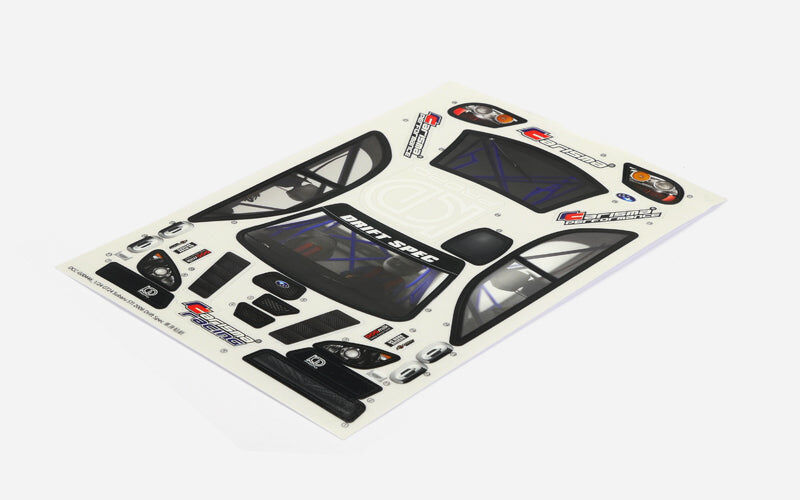 Carisma RC GT24 Subaru STI 2006 Drift Spec Decal sh / CA-16348
