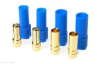 Revtec Steckverbinder XT-150 Goldkontakten Stecker + Buchse Blau 2 Paare