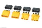 Revtec Connector MR-30 3-Polig mit Kappe Goldkontakten Stecker + Buchse 2 Paare