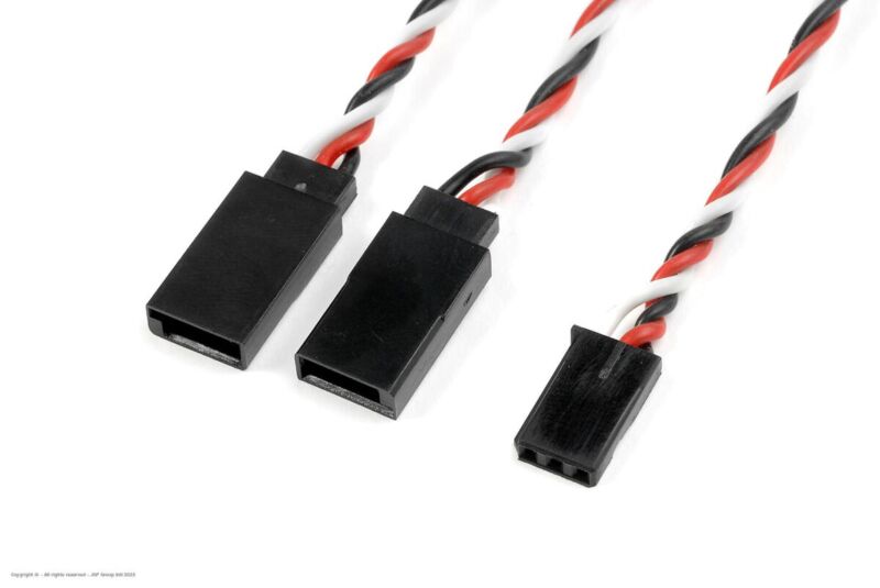 Revtec Servo V-Kabel Verdrillt Futaba 22AWG / 60 Stränge 15cm 1 St